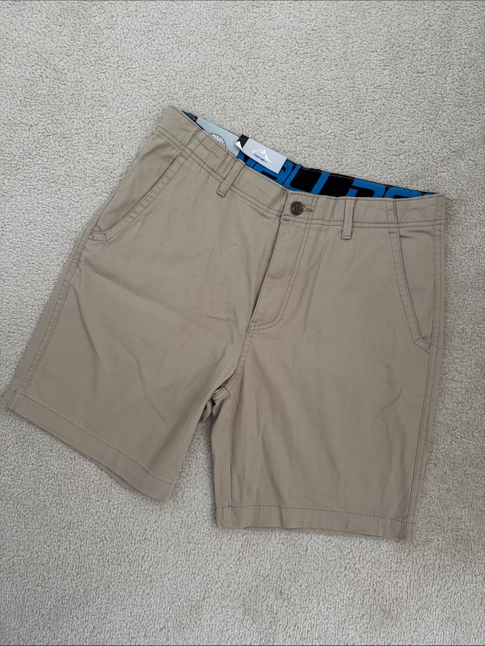 NWT Denali Men's Flat-Front Tan Shorts - Everyday Casual